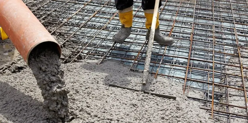 Ouvrage en maçonnerie béton armé
